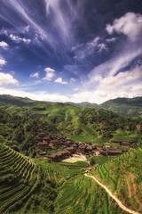 Dazhai village in china