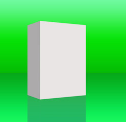 White box with shadow