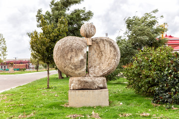 The city of chess. Sculpture 