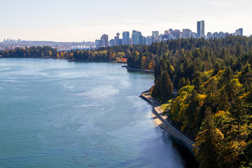 Stanley Park and Pacific Ocean