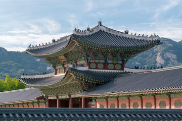 korean palace second gate heungnyemun seoul south korea
