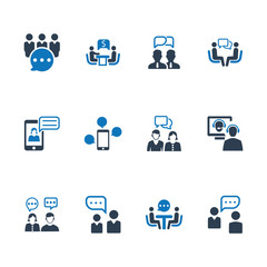 Discussion Icons - Blue Version