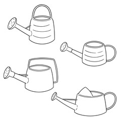 vector set of watering can © olllikeballoon