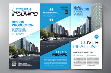 Brochure 3 fold flyer design a4 template.