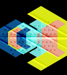 Triangles and geometric shapes abstract background