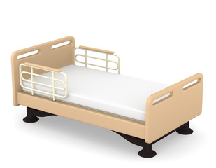 介護ベッド　3Dイラスト