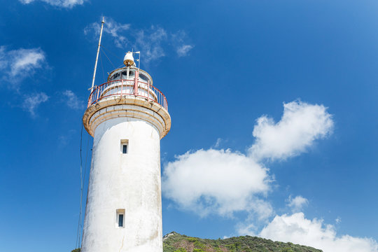 Famous tourist destination Gelidonya lighthouse on Lycian way, Turkey