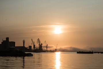 Fototapeta na wymiar Port de commerce, Brest