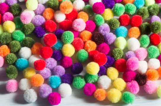 Pom Poms Background