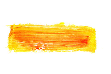 Rot gelb orange Pinselstrich Wasserfarben muster