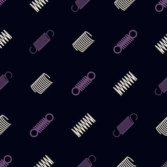Seamless pattern with Springs for your design