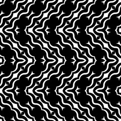 Design seamless monochrome waving pattern