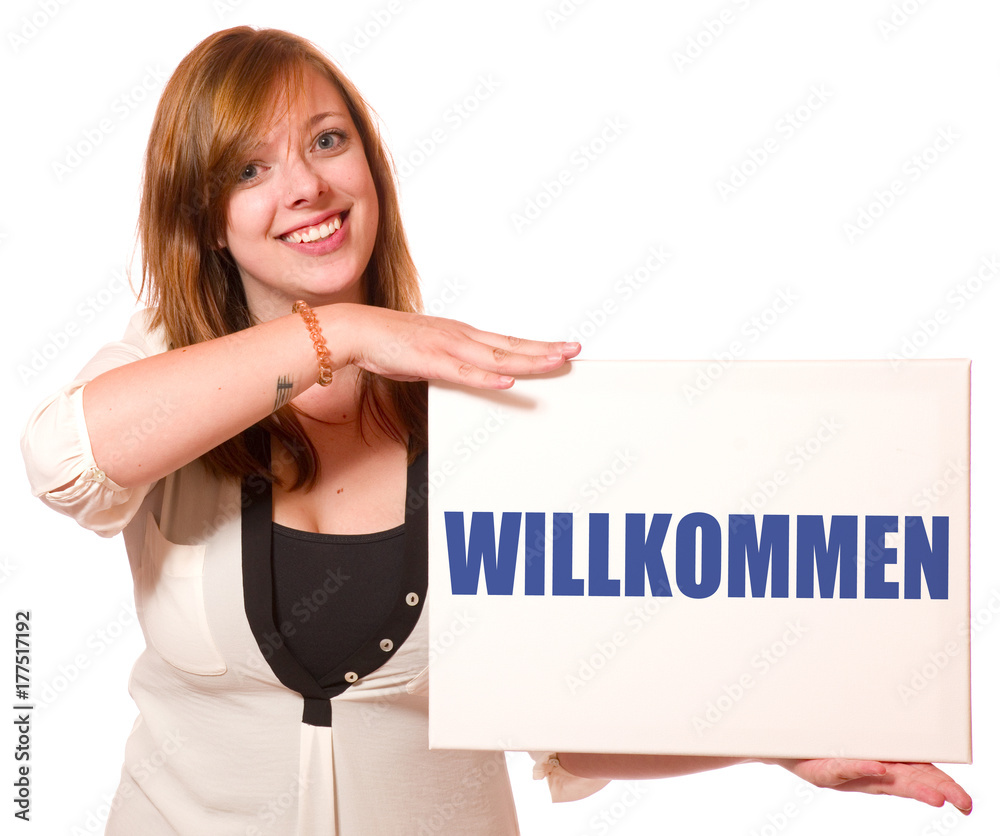 Poster Willkommen