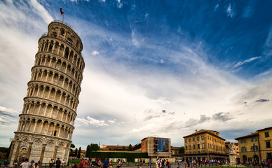 Fototapeta na wymiar Public square of miracles in Pisa
