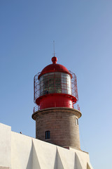 Ein Leuchtturm am Kap Vicente