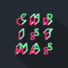 Typographic Christmas Design