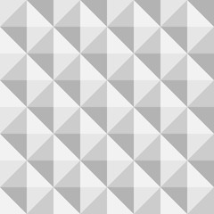 3D paper pyramids. Seamless vector pattern background.