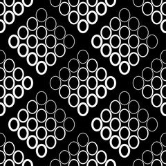 Seamless geometric pattern. Bubbles texture. Textile rapport.
