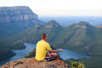 View at Blyde river canyon. South Africa is a beautiful country.
