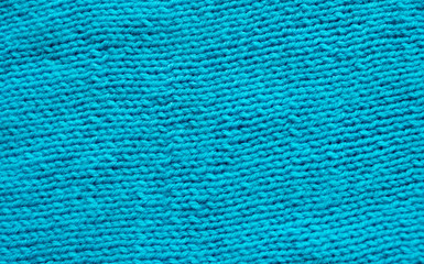 Fototapeta na wymiar texture blue knitted