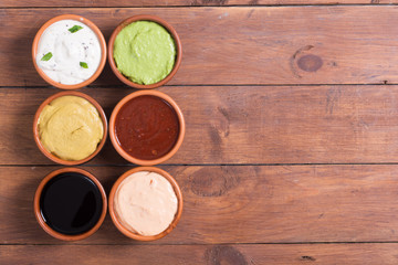 Set of sauces