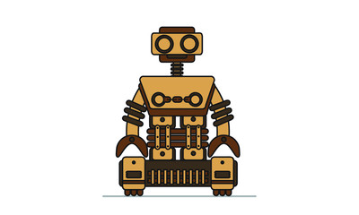 Wooden Robot