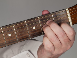 Primary Guitar Chord of A Minor