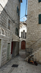 Fototapeta na wymiar old city of split in croatia
