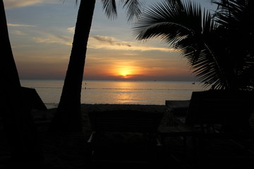 Sunset at Phu Quoc Vietnam.