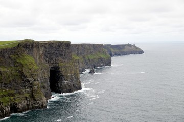 Beautiful Irish Coastline - Cliffs of Moher - Atlantic Ocean   