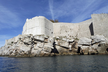 old castle of dubrovnik in croatia