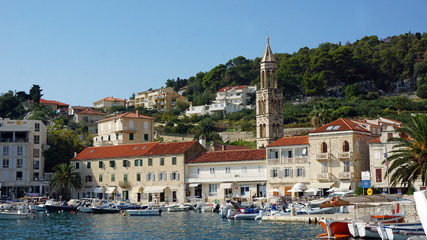 traditional houses on the island of hvar
