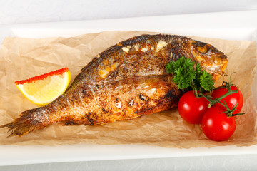 Roasted dorada