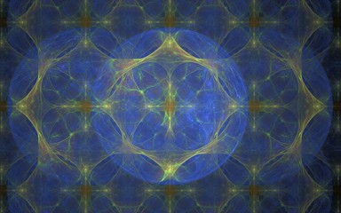 Digitally generated image made of colorful fractal