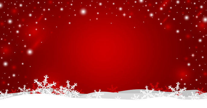 Christmas background design of snowflake vector illustration
