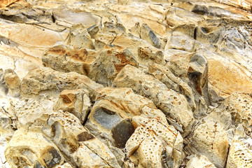Granitfelsen Fels  Capo Testa Halbinsel