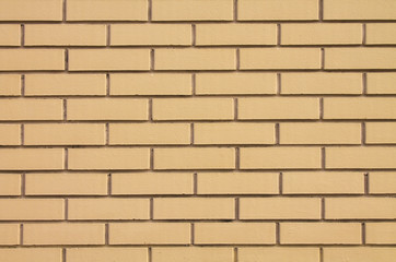 A new wall of brown brick for the background.