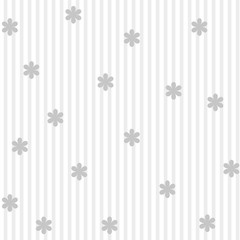 Pattern stripe white colors design for fabric, textile, fashion design, pillow case, gift wrapping paper; wallpaper etc. Vertical stripe abstract background vector.Flowers