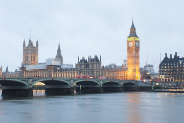 Fototapeta na wymiar Big Ben in London city, United Kingdom