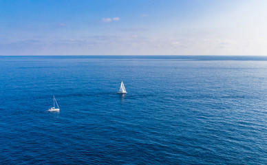 Obraz premium Яхты в море