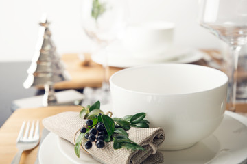 Christmas table