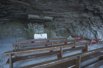 Wildkirchli-Kapelle, ob Wasserauen, Appenzell, Schweiz
