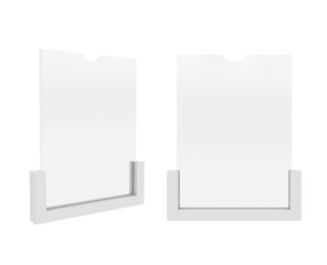 stand isolated on white background, 3D rendering