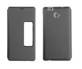 smartphone front and rear view