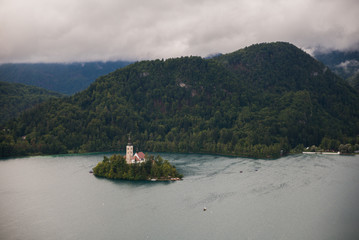 Fototapeta premium Bled, famous destination in Slovenia