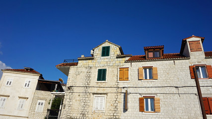 old town of croatian city trogir