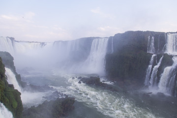 Iguazu Falls in Argentina and Brazil