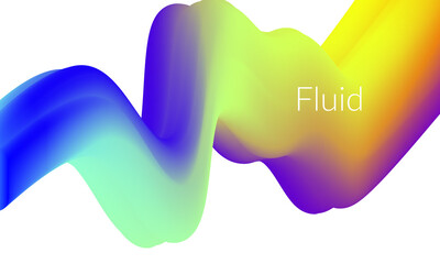 colorful abstrakt waves design shapes background