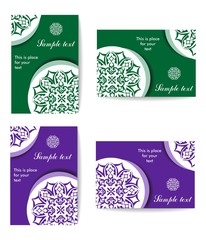Naklejka premium the mandala templates
