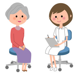 看護師　問診　説明